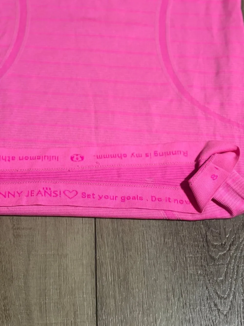 LULULEMON Swiftly Tech Long Sleeve Size 8 Pink